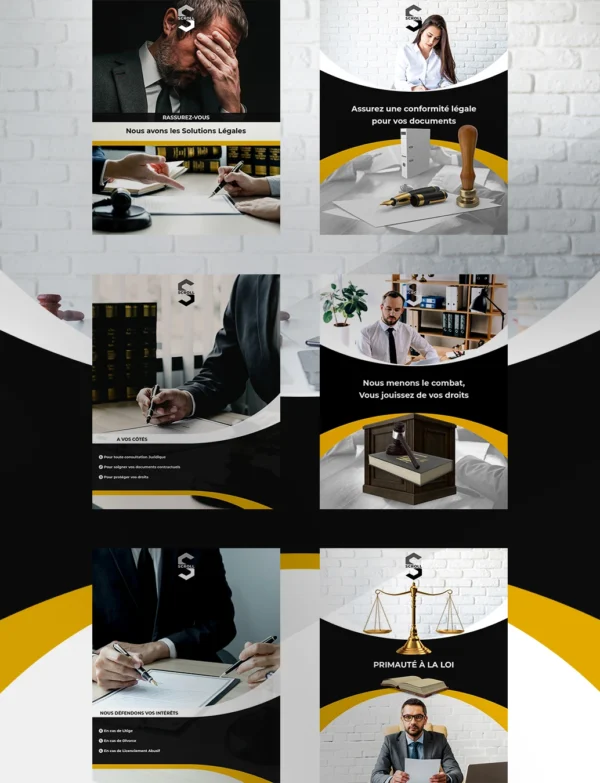 Direct-Scroll | Publications pour les Avocats avec un Design Épuré | Publications Visuels pour les Réseaux Sociaux | Silde 1 | Pour Composer votre Pack Digital Complet incluant Visuels pour les Réseaux Sociaux, Vidéos en Motion Graphics, Votre Site Web et des Landing Pages. Et gagner en Visibilité grâce à Votre Stratégie Digitale Réussie.
