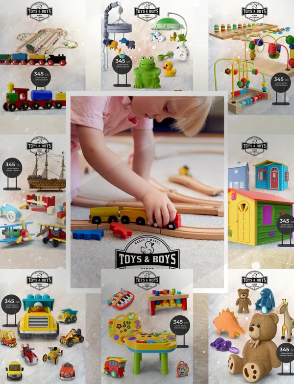 Direct-Scroll | Publications pour les Magasins de Jouets pour Enfants avec un Design Tendance | Publications Visuels pour les Réseaux Sociaux | Silde 1 | Pour Composer votre Pack Digital Complet incluant Visuels pour les Réseaux Sociaux, Vidéos en Motion Graphics, Votre Site Web et des Landing Pages. Et gagner en Visibilité grâce à Votre Stratégie Digitale Réussie.