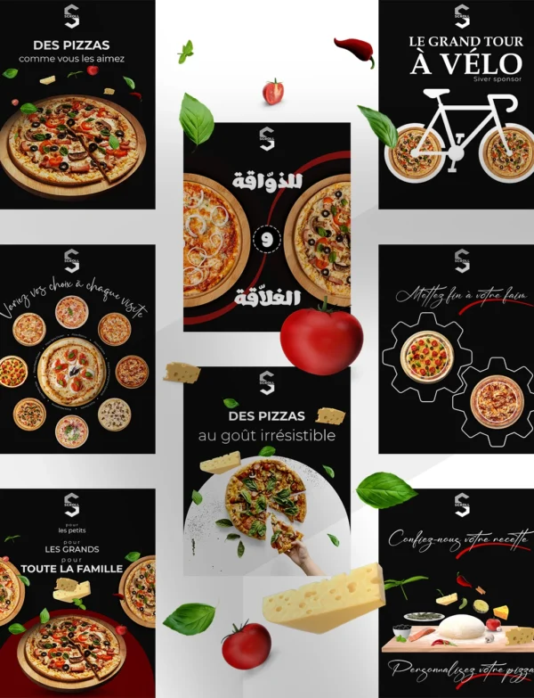 Direct-Scroll | Publications pour les Pizzeria avec un Design Tendance | Publications Visuels pour les Réseaux Sociaux | Silde 1 | Pour Composer votre Pack Digital Complet incluant Visuels pour les Réseaux Sociaux, Vidéos en Motion Graphics, Votre Site Web et des Landing Pages. Et gagner en Visibilité grâce à Votre Stratégie Digitale Réussie.